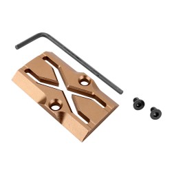 Glock RMR Cover Plate for Glock 17/19/26 V2 - TAN